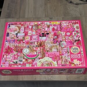 Cobble Hill Pink Puzzle - 1000 Pieces